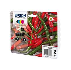 Foto van Epson 503 xl ink 4clr multipak blis inkt