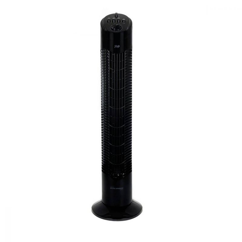Foto van Jap quebec - stille torenventilator - timer - oscillerende kolomventilator - zwart