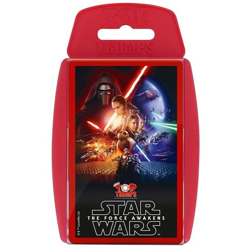 Foto van Winning moves top trumps star wars rood