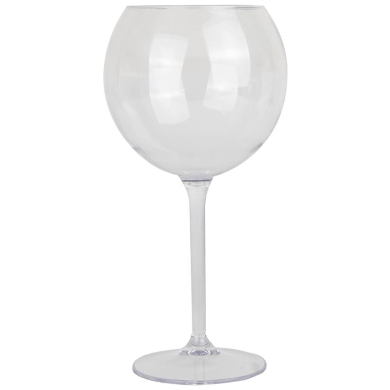 Foto van Depa gin/cocktail glazen - 4x - transparant - onbreekbaar kunststof - 650 ml - cocktailglazen