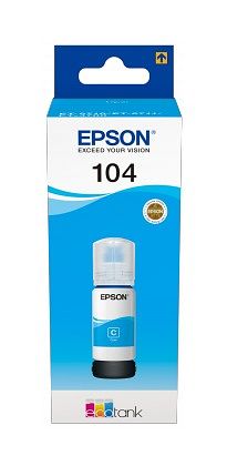 Foto van Epson cartridge 104 cyaan