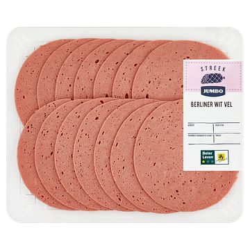 Foto van Jumbo berliner wit vel ca. 120g