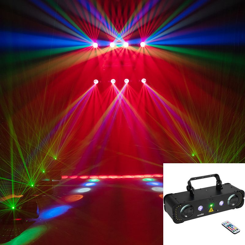 Foto van Eurolite led compact multi fx laser bar