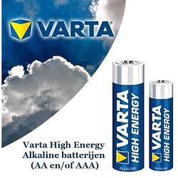 Foto van Varta longlife alkaline batterijen 40 stuks aaa
