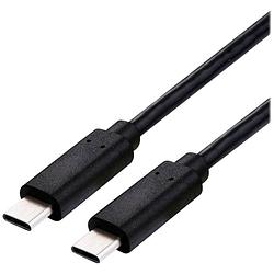 Foto van Roline usb-c-kabel usb 4.0 usb-c stekker 2 m zwart 11029086