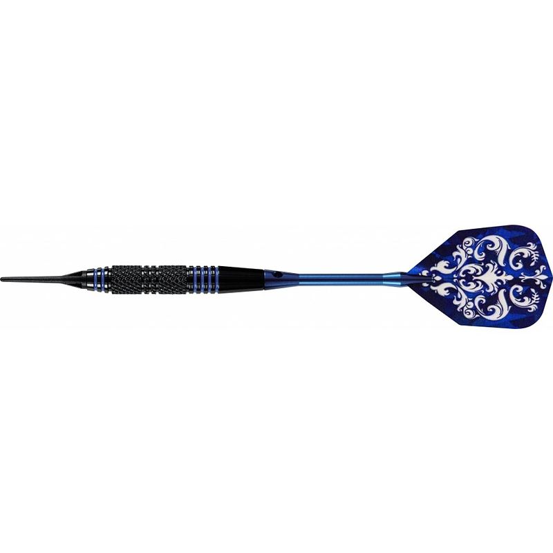 Foto van Harrows dartpijlen pirate blue softtip gewicht 18