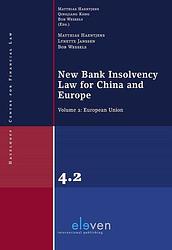 Foto van New bank insolvency law for china and europe - bob wessels, lynette janssen, matthias haentjens - ebook (9789462746701)