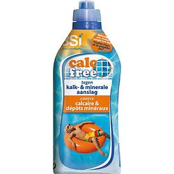 Foto van Bsi zwembadreinigingsmiddel calc free 1 liter blauw/oranje