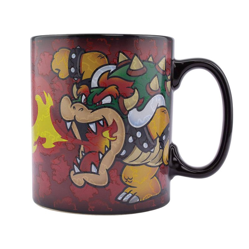 Foto van Paladone mok super mario: bowser xl hitteveranderings 13 cm