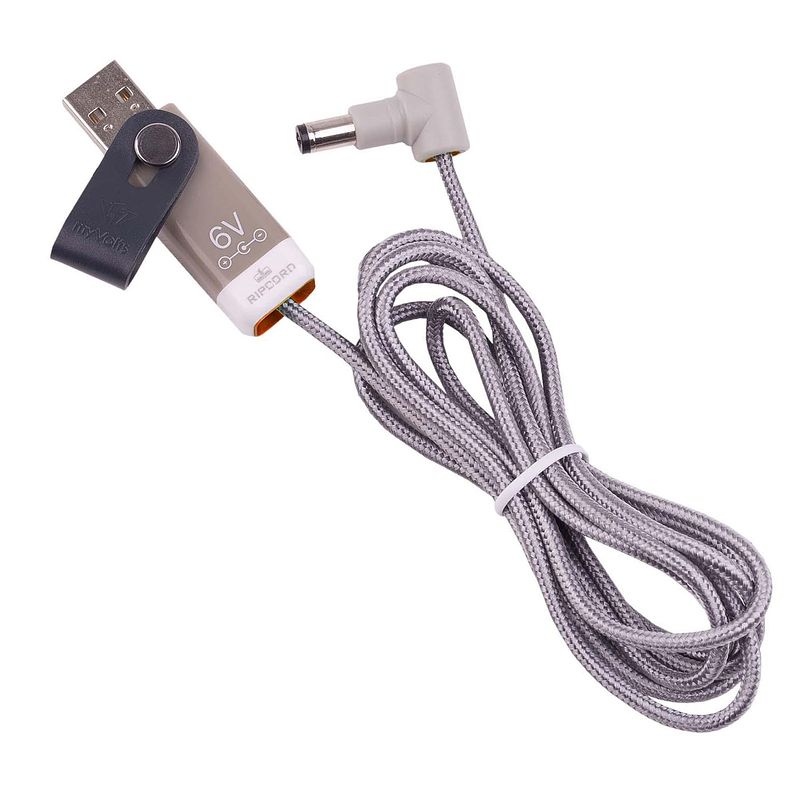 Foto van Myvolts ripcord 6v min usb naar barrel kabel