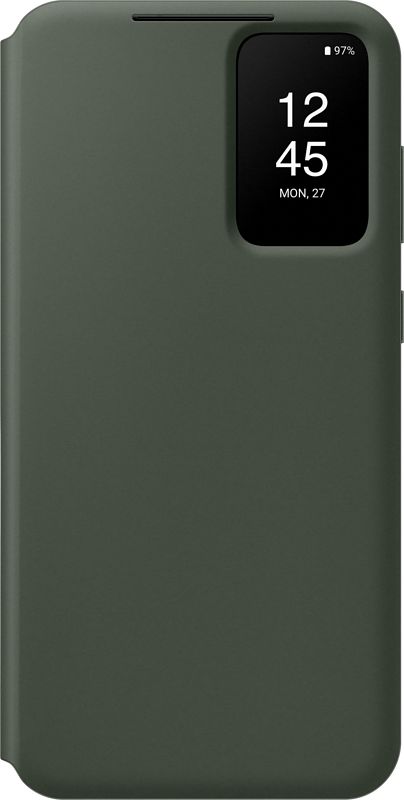 Foto van Samsung galaxy s23 plus clear view book case groen