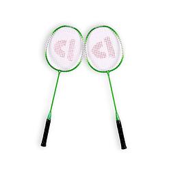 Foto van Badminton set draagtas 2 badmintonrackets 3 badmintonshuttle sport en buitenspellen