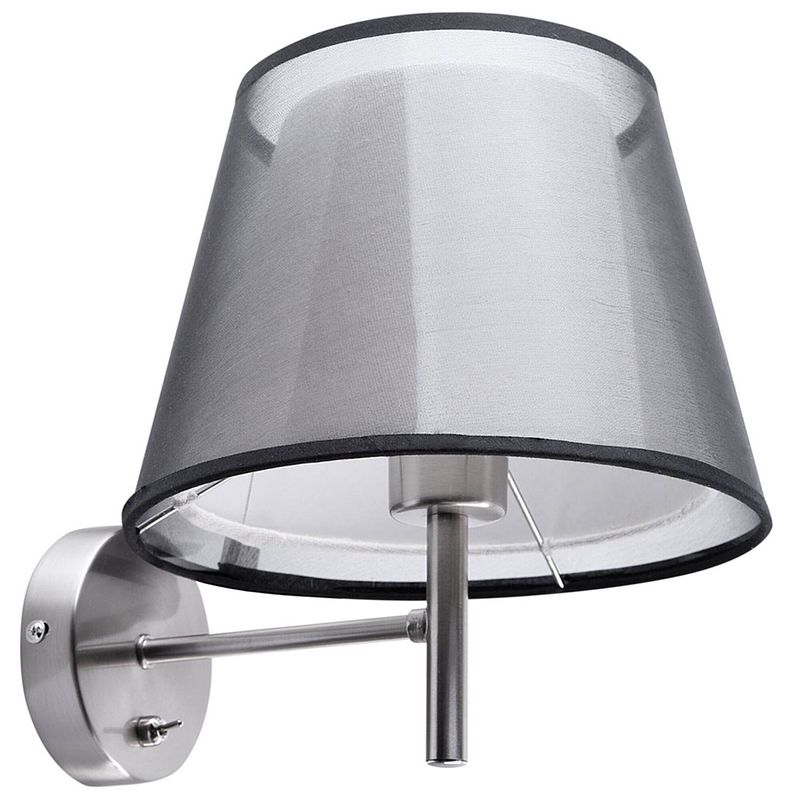 Foto van Beliani columbia - wandlamp-grijs-metaal