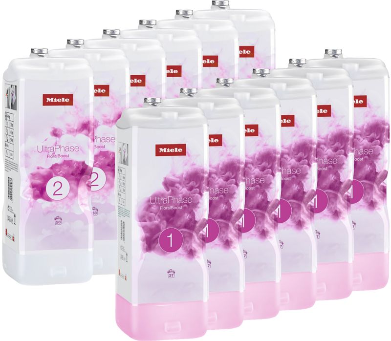 Foto van Miele set ultraphase 1 & 2 floralboost (12 flacons) - jaarpa