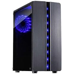 Foto van Inter-tech 88881309 mini-tower pc-behuizing zwart