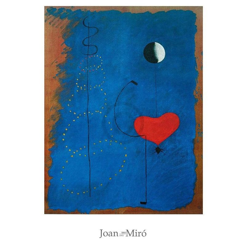 Foto van Joan miro - ballarina ii, 1925 kunstdruk 70x100cm