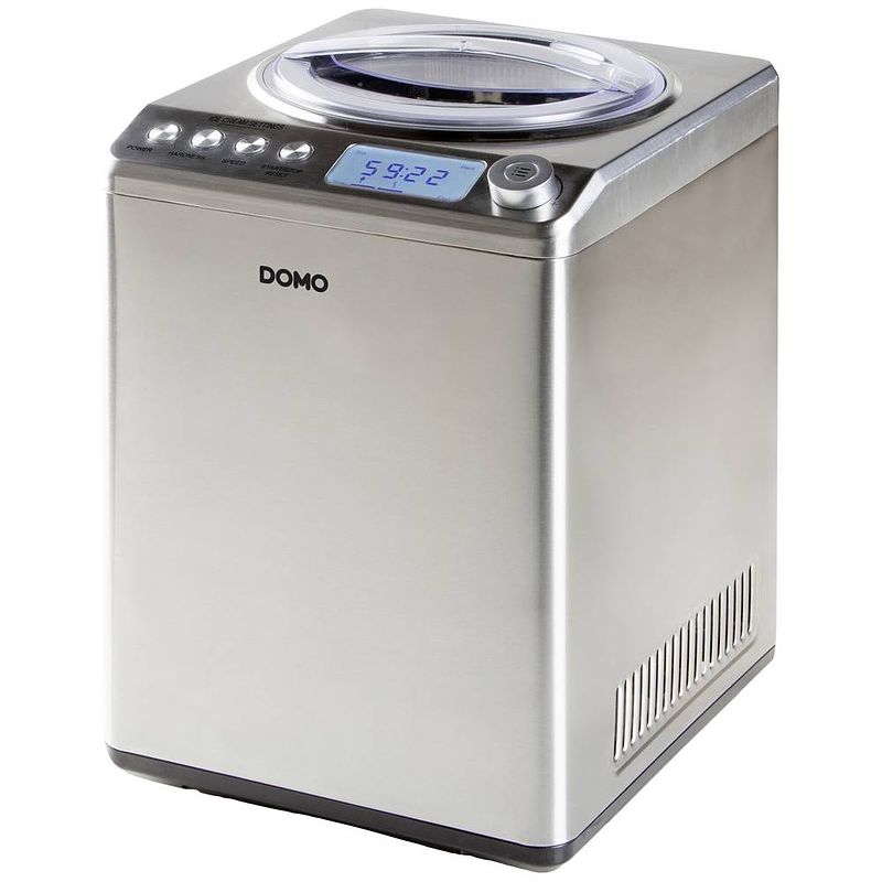 Foto van Domo do92321 pro ijsmachine met display 2.5 l