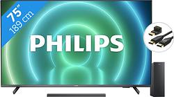 Foto van Philips 75pus7906 - ambilight + soundbar + hdmi kabel