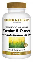 Foto van Golden naturals vitamine b-complex tabletten