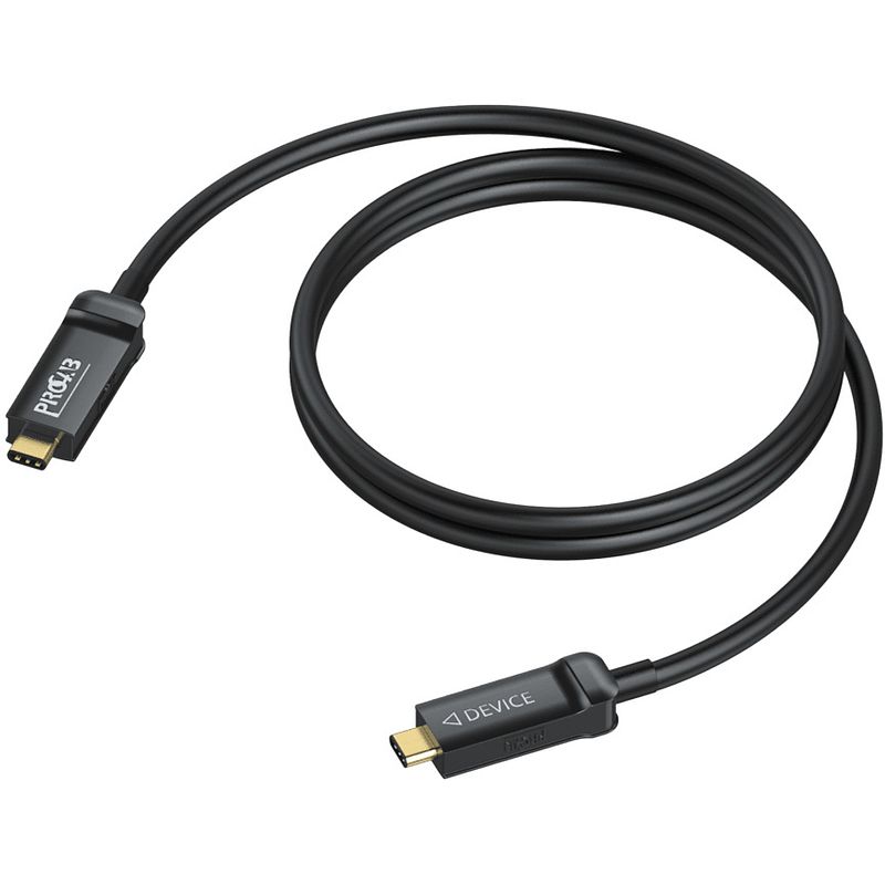 Foto van Procab cld632a/10 usb-c datakabel 10 meter