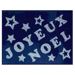 Foto van Peha stickerset ""joyeuses noel"" 29,5 x 40 cm zilver