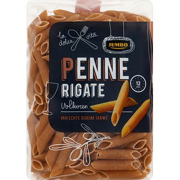 Foto van Jumbo la dolce vita penne rigate volkoren 500g