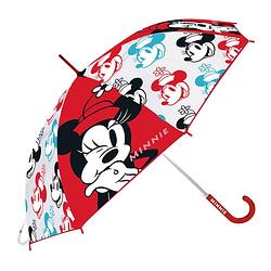 Foto van Disney paraplu minnie mouse junior 46 cm eva wit/rood