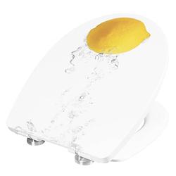 Foto van Cornat toiletbril met soft-close lemon thermoplastic