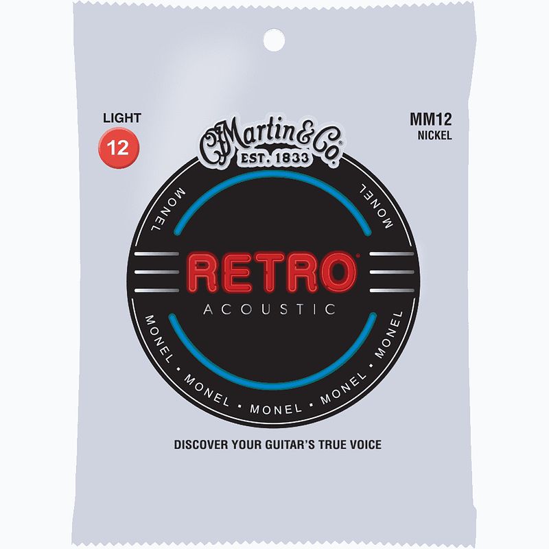 Foto van Martin strings mm12 retro light voor akoestische gitaar