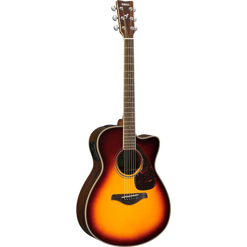 Foto van Yamaha fsx830c bs brown sunburst elektr.-akoest. westerngitaar