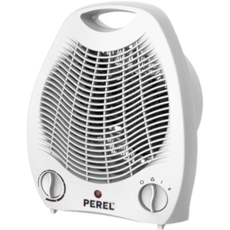 Foto van Perel ventilatorkachel 217 x 265 mm 1700-2000w wit