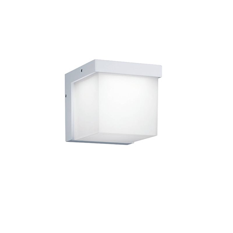 Foto van Moderne wandlamp yangtze - metaal - wit