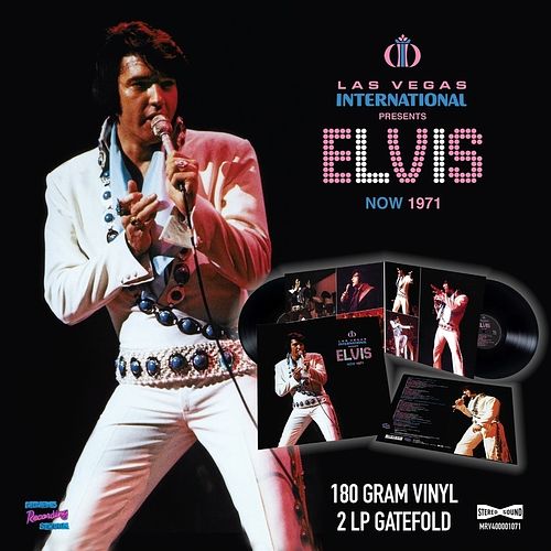 Foto van Las vegas international presents elvis - now 1971 - lp (5024545970616)