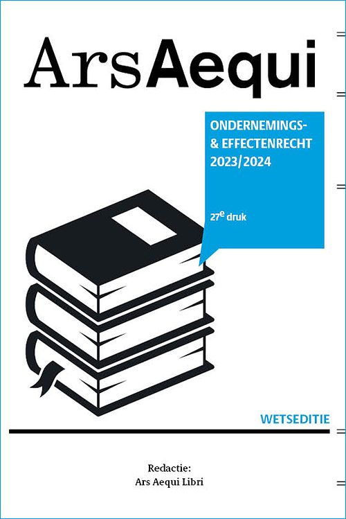 Foto van Ondernemings- & effectenrecht 2023/2024 - paperback (9789493333024)