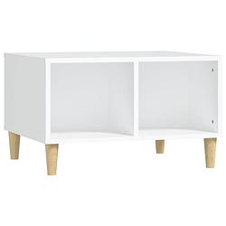 Foto van The living store salontafel scandinavische stijl - duurzaam hout - 60x50x36.5 cm