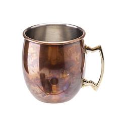 Foto van Cosy & trendy cocktailbeker moscow mug antiek koper 450 ml