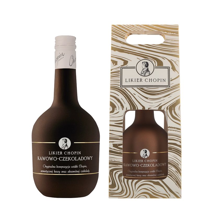 Foto van Chopin chocolate liqueur 50cl likeur + giftbox