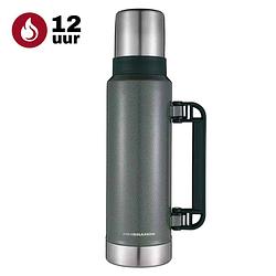 Foto van Mm brands thermosbeker 1 liter - thermos kan - isoleer fles - travel mug - groen