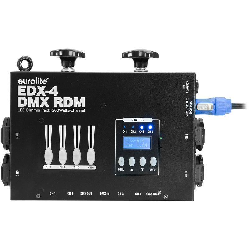 Foto van Eurolite edx-4 dmx rdm led dimmer pack