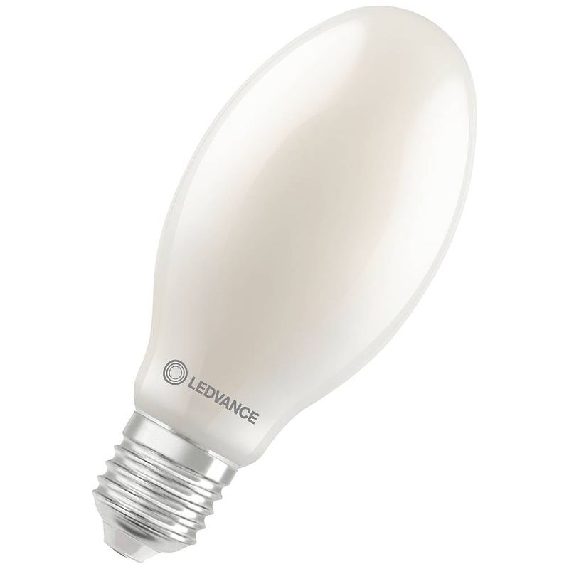 Foto van Ledvance 146418.le.00.02 led-lamp energielabel d (a - g) e40 ovaal 38 w = 125 w koudwit (ø x l) 90 mm x 202 mm 1 stuk(s)