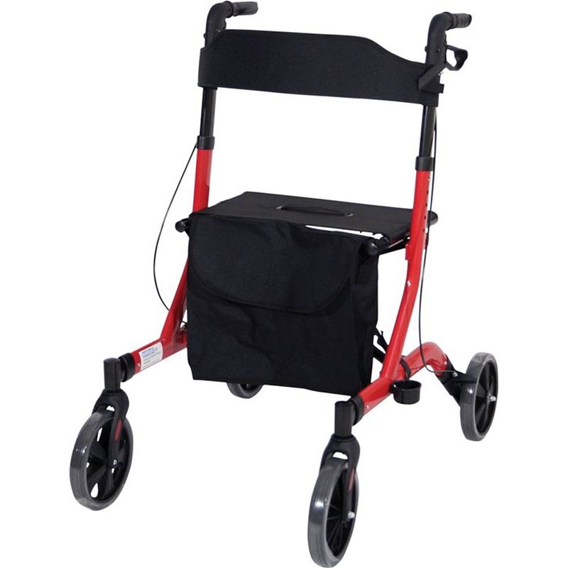 Foto van Aidapt rollator lichtgewicht - rood