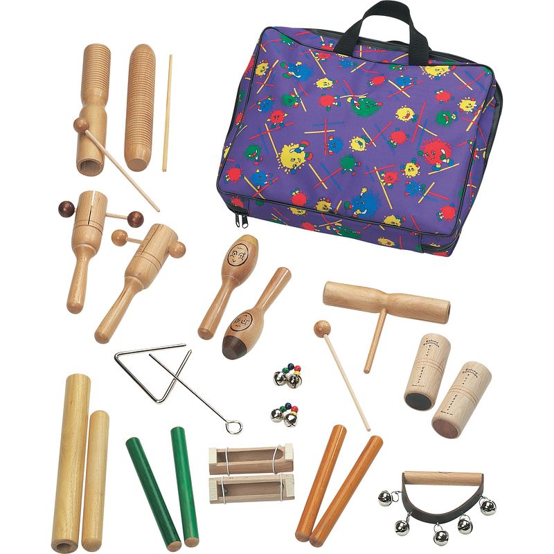 Foto van Rohema rhtythm set 3 61619 percussieset voor kinderen