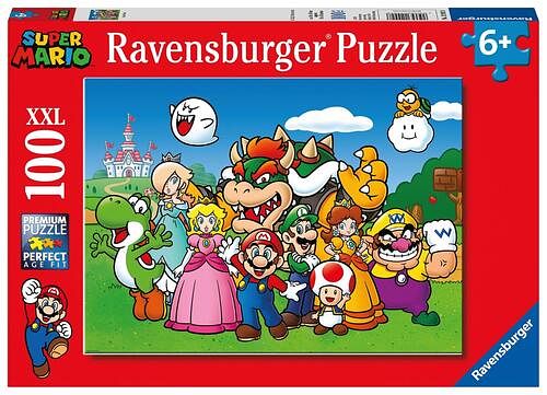 Foto van Super mario (100 stukjes,xxl) - puzzel;puzzel (4005556129928)