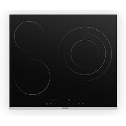 Foto van Wiggo wh-e673gc(b) - keramisch kookplaat 3 pitten - 60cm - zwart