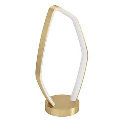 Foto van Eglo vallerosa tafellamp - led - 42,5 cm - goud/wit - staal