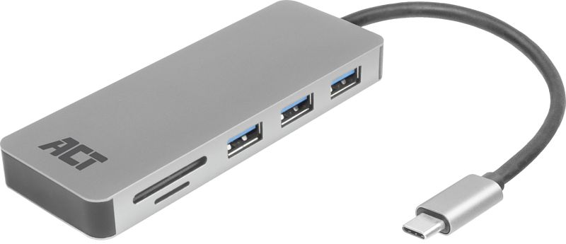 Foto van Act usb-c 4-poorts usb hub met power delivery