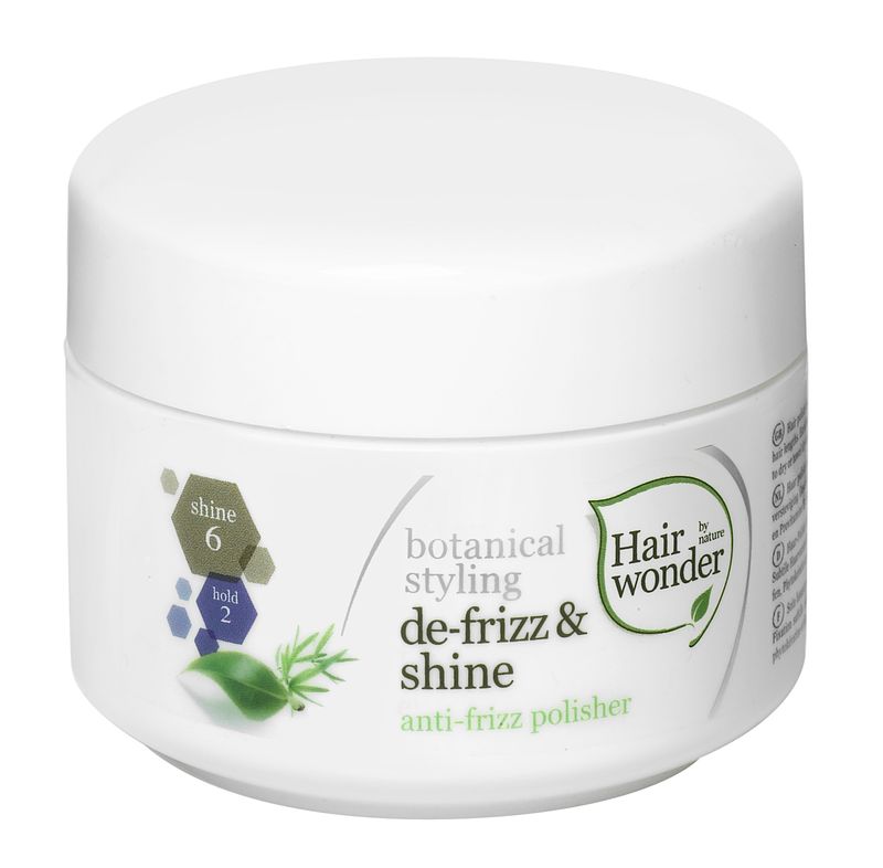 Foto van Hairwonder botanical styling de-frizz & shine 100ml