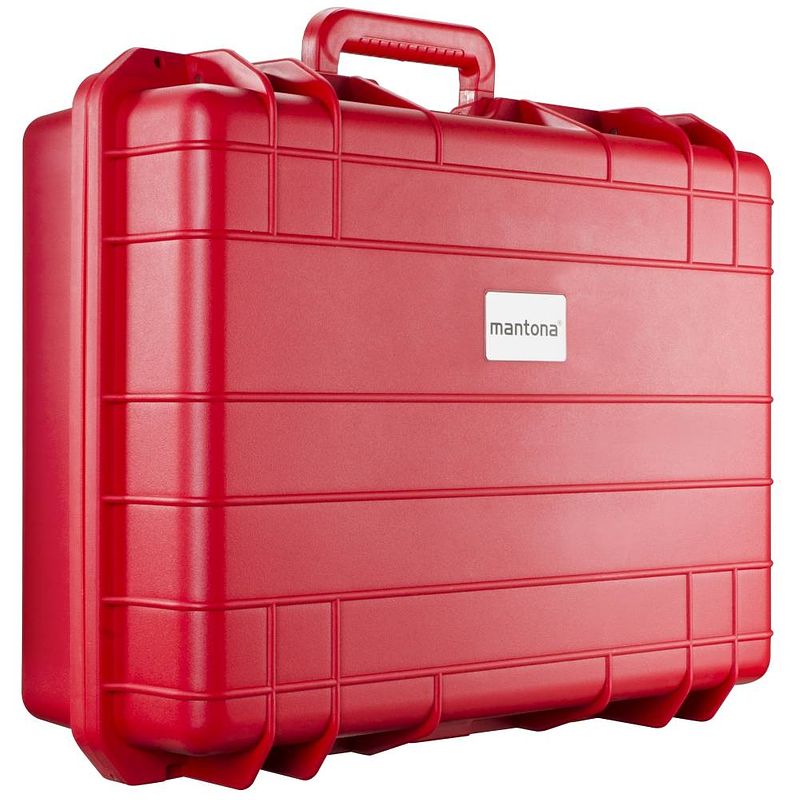 Foto van Mantona outdoor schutz-koffer l, rot camerakoffer binnenafmetingen (bxhxd)=350 x 480 x 110 mm waterdicht