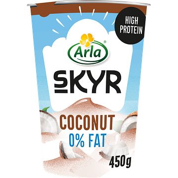 Foto van 2 voor € 3,00 | arla skyr coconut yoghurt 0% vet 450g aanbieding bij jumbo