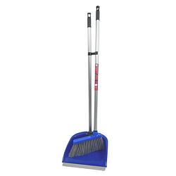 Foto van Synx tools stoffer & blik bluemotion 80 cm met lange stelen - schoonmaak artikelen - bezems / veger en blik